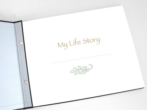My Life Story Memory Book with open page