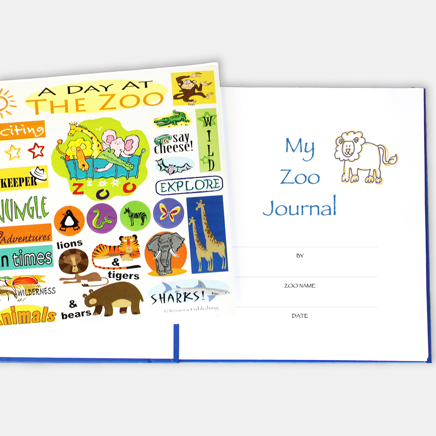 zoo journal unplugged activity for kids