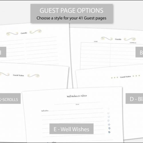 5 guest page options