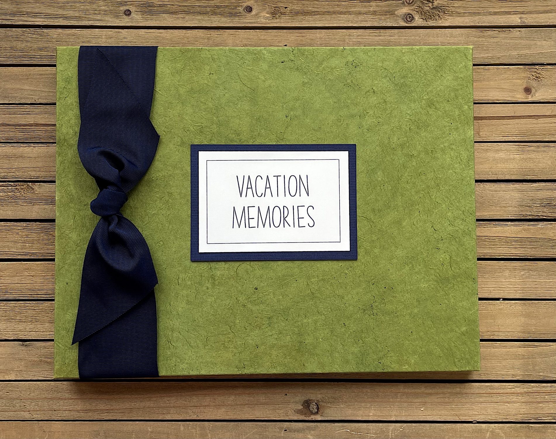 Vacation Memories Travel Memory Book