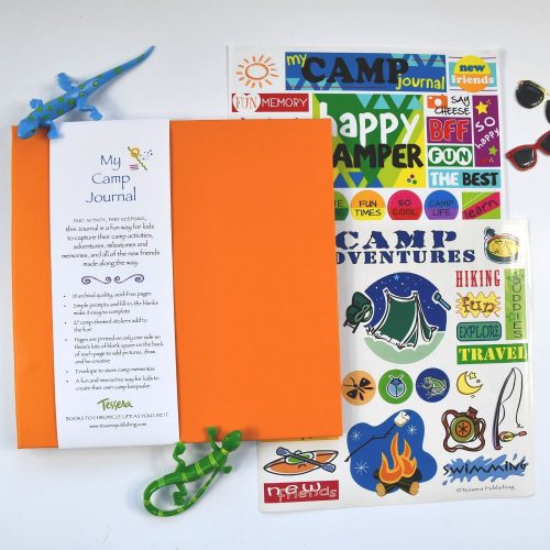 Kids Prompted Camp Journal with sticker sheet options