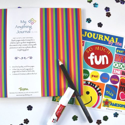 My Anything Journal - blank or lined journal for kids with a sticker sheet included