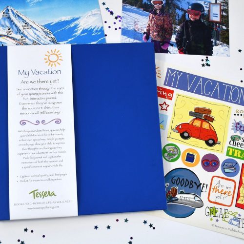 Kids Travel Journal Prompted journal for vacation with sticker sheet included