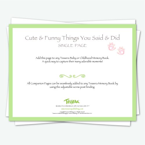 Cute & Funny Things You Said & Did product page